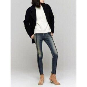 Rag & Bone Womens Jeans Skinny Split Separating Stitch in Brimfield Wash Size 26